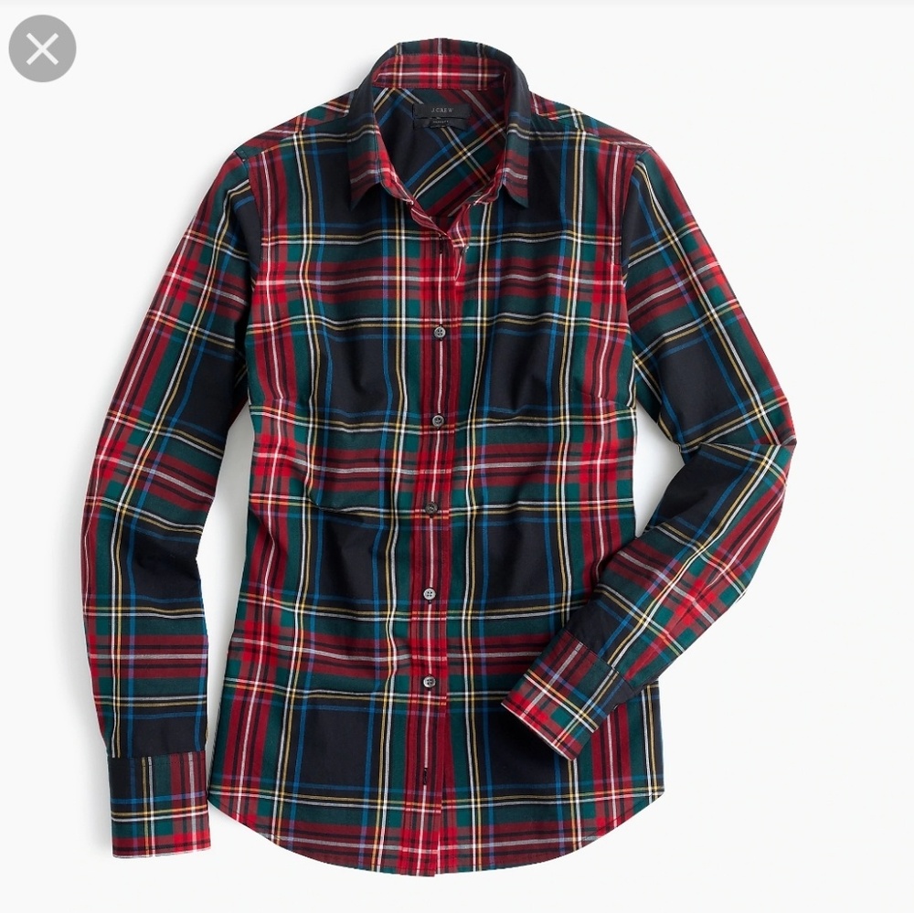 J. Crew Plaid Button Up Shirt